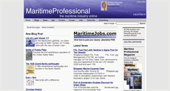 Desktop Screenshot of maritimeprofessional.net