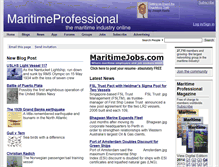 Tablet Screenshot of maritimeprofessional.net